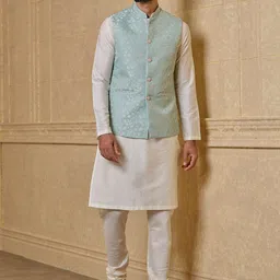 Tasva Printed Nehru Jackets-picture-7