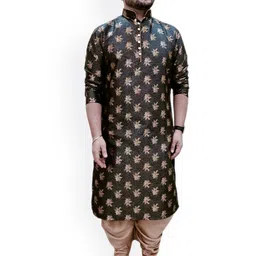Sydney Heights Woven Design Regular Kurta With Dhoti Pants-image-13