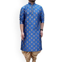 Sydney Heights Woven Design Regular Kurta With Dhoti Pants-image-89
