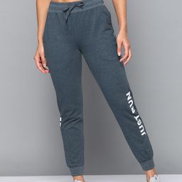 HRX by Hrithik Roshan Blue Printed Detail Skinny Fit Joggers-image-28