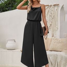 LULU & SKY Shoulder Straps Basic Jumpsuit-image-57
