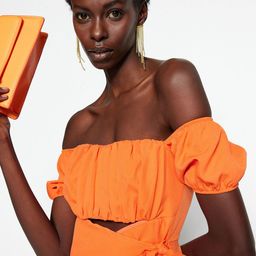 Trendyol Off-Shoulder Cut Out Jumpsuit-16