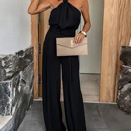StyleCast x Revolte Halter Neck Basic Jumpsuit-image-4
