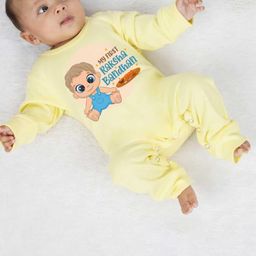 KNITROOT Infant Boys Printed Cotton Sleepsuit-image-115
