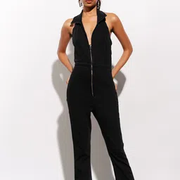 FREAKINS Halter Neck Basic Jumpsuit-picture-44