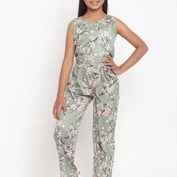 Stuffie Land Girls Printed Basic Jumpsuit-image-42