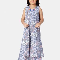 Peppermint Girls Printed Basic Jumpsuit-image-88