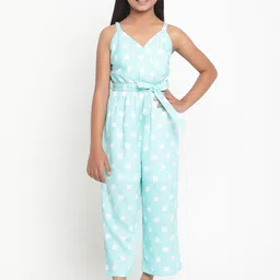 Stuffie Land Girls Printed Shoulder Straps Basic Jumpsuit-image-59