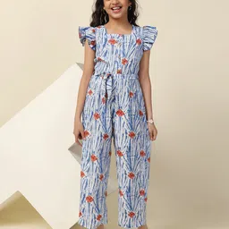 FASHION DREAM Girls Printed Basic Jumpsuit-22