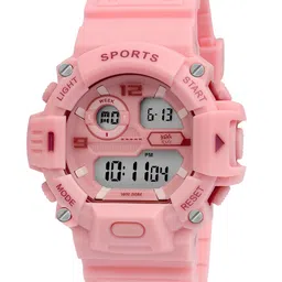 Kool Kidz Unisex Kids Grey Dial & Pink Straps Digital Watch KOOL KIDZ KK 246 PK-53