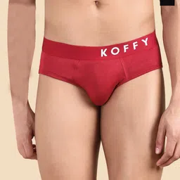 KOFFY Pack of 2 Men Form-Soft Premium Micro Modal Fabric Briefs-picture-15