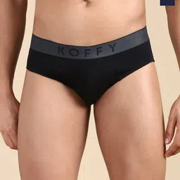 KOFFY Pack Of 2 Mid Rise Bikini Briefs KOFFY_KI43_BLK_NB_2PC-11