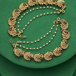 TEEJH Chitrakala Gold-Plated Classic Kan Chain-picture-46