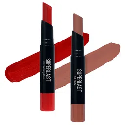 ME-ON Set of 2 Superlast Matte Lipstick - Shade 01 & 18-37