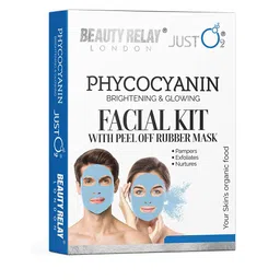 BeautyRelay London Phycocyanin Brightening & Glowing Facial Kit With Peel of Rubber Mask 59g-30
