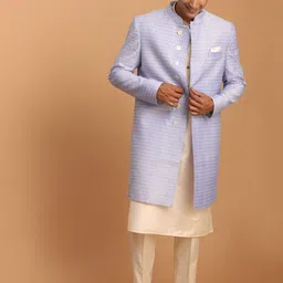 VASTRAMAY Sherwani With Kurta & Pyjama Pant-picture-42