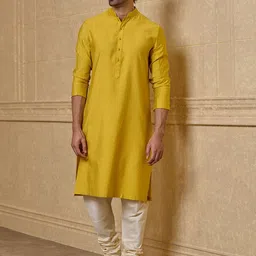 Tasva Ethnic Motifs Woven Design Kurta With Churidar-image-21