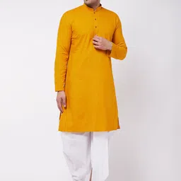 VASTRAMAY Long Sleeves Kurta with Dhoti Pants-image-47