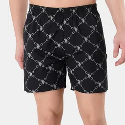 U.S. Polo Assn. Men Printed Pure Cotton Breathable Boxers-image-16