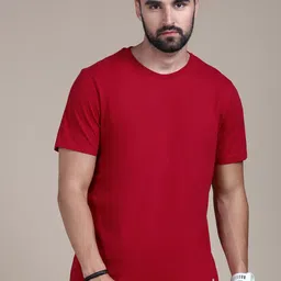 The Roadster Lifestyle Co Round Neck Short Sleeves Cotton T-Shirt-picture-37