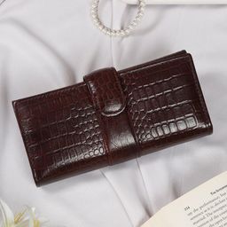 Teakwood Leathers Women Textured Leather Two Fold Wallet-image-62