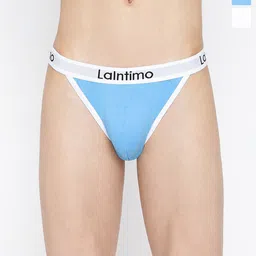 La Intimo Pack of 2 Anti Microbial Thigh High Briefs LIBR020B-picture-57