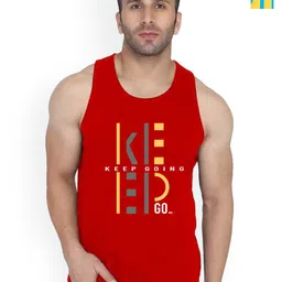 SLOWLORIS Pack Of 2 Printed Innerwear Vests SL26 COMBO (LOUD YELLOW) (KEEP RED)-image-9