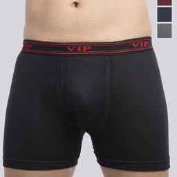VIP Pack Of 4 Assorted Pure Cotton  Snug Fit Trunks- VP-MI-TR-ULTMC-10P-PO4-80-11
