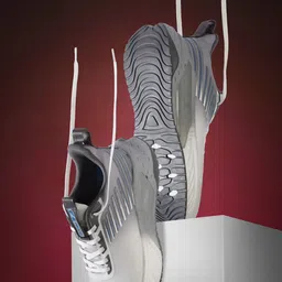 Action Men Mesh Lightweight Lace-Ups Running Shoes-24