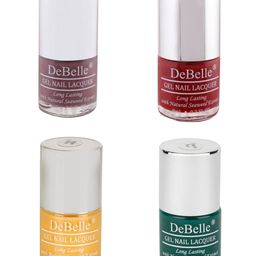 DeBelle Set of 4 Berry Punch Pastels Gel Nail Polish  - 8ml Each-9