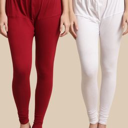 KEX Pack Of 2 Churidar Length Leggings-image-68