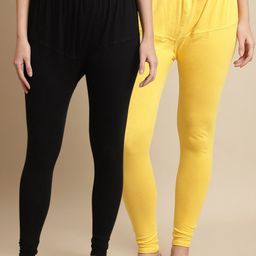 KEX Pack Of 2 Churidar Length Leggings-image-69