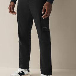 NEXT Men Striped Cargo Styles Trousers-image-40