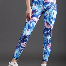 The Dance Bible Women Printed High-Rise Gym Tights-42