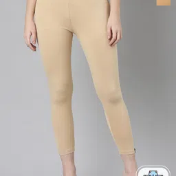 TWIN BIRDS Pack of 2 Solid Cropped Leggings-picture-41