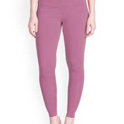 LYRA Women Lavender Solid Ankle-Length Leggings-55