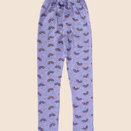 JUNITOS Girls Printed Ankle Length Leggings-21