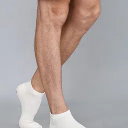 Dollar Socks Men Pack Of 3 Geometric Patterned Cotton Ankle-Length Socks-18