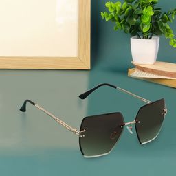 Carlton London Premium Women Oversized Sunglasses with UV Protected Lens CLSW288-21