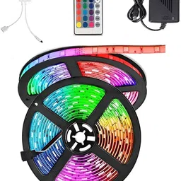 ENORMITY Blue & Green Rice Shape String Lights-41