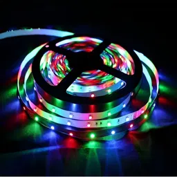ENORMITY 2-Pcs Red & Blue Rice Shaped LED String Lights Rope With Remote-28