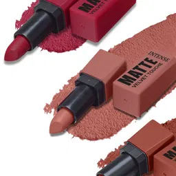 FORFOR Set of 3 Intense Matte Waterproof & Long Lasting Lipstick - 3.5 g each-57
