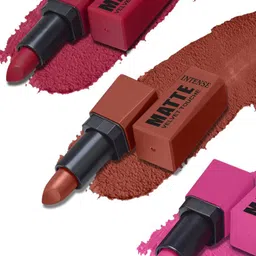 FORFOR Set of 3 Intense Matte Waterproof & Long Lasting Lipstick - 3.5 g each-47