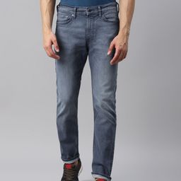 Marks & Spencer Men Blue Slim Fit Light Fade Stretchable Jeans-image-59