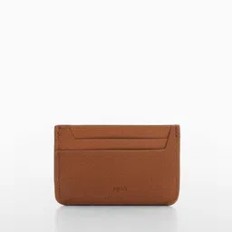 MANGO MAN Pebbled Effect Sustainable Card Holder-image-12