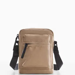 MANGO MAN Nylon Zipped Messenger Bag-picture-29