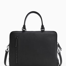 MANGO MAN Sustainable Structured Laptop Bag with 15" Padded Laptop Compartment-picture-4