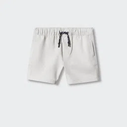 Mango Kids Boys Mid-Rise Straight Fit Pure Cotton Bermuda Shorts-image-92