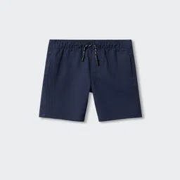 Mango Kids Boys Mid-Rise Straight Fit Pure Cotton Bermuda Shorts-picture-54