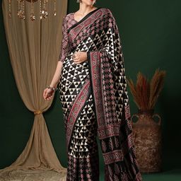 Anouk Pure Crepe Saree-16